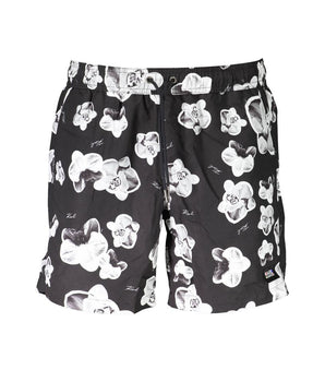 Karl Lagerfeld Black Polyester Swimwear