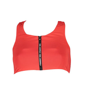 Karl Lagerfeld Red Elastane Swimwear