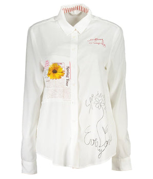 Desigual White Viscose Shirt