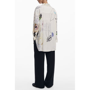 Desigual White Cotton Shirt