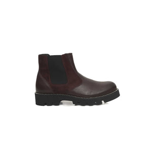 Cerruti 1881 Burgundy Cowhide Women Boot