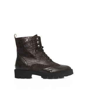 Cerruti 1881 Brown Leather Women Boot