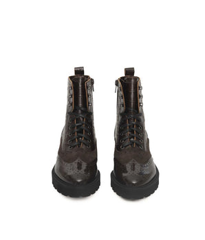 Cerruti 1881 Brown Leather Women Boot