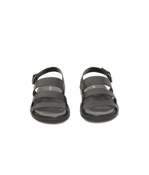 Cerruti 1881 Black Cowhide Men Sandal