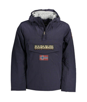 Napapijri Blue Polyamide Jackets & Coat