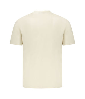 Napapijri Beige Cotton Men T-Shirt