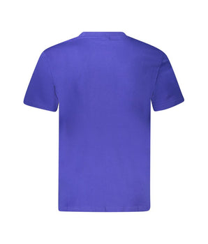 Napapijri Blue Cotton Men T-Shirt
