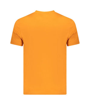 Napapijri Orange Cotton Men T-Shirt