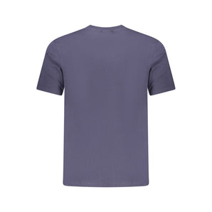 Napapijri Blue Cotton Men T-Shirt