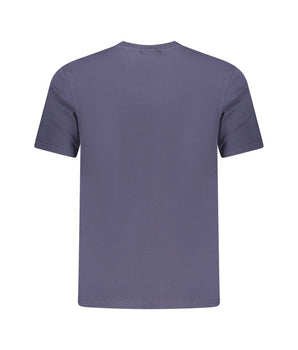 Napapijri Blue Cotton Men T-Shirt