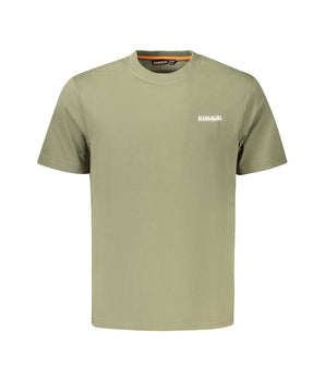Napapijri Green Cotton Men T-Shirt