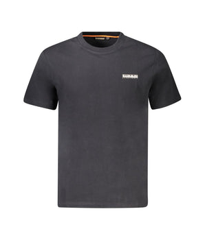 Napapijri Black Cotton Men T-Shirt