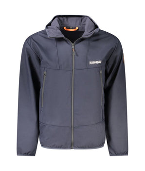 Napapijri Blue Polyester Men Jacket