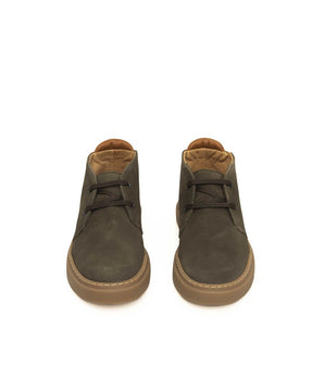 Cerruti 1881 Green Cowhide Men Boot