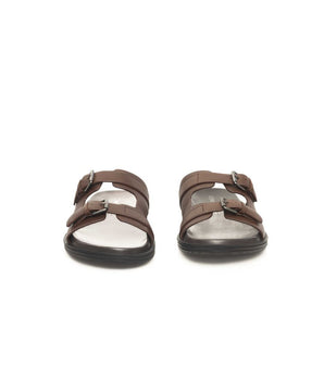 Cerruti 1881 Brown Cowhide Men Sandal