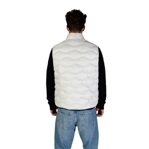 Blauer White Polyamide Sleveless Jacket