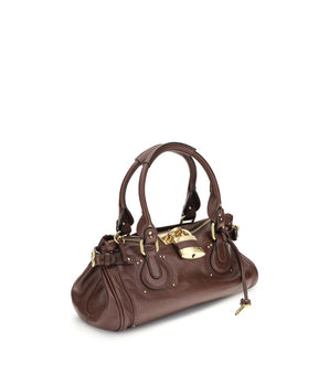 Chloé Bordeaux Buffalo Leather Shoulder Bag