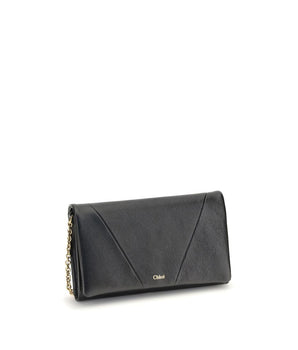 Chloé Black Calf Leather Bos Taurus Wallet