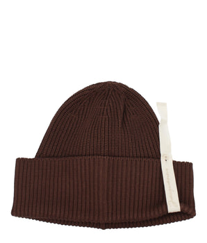 Jacquemus Brown Cotton Beanie