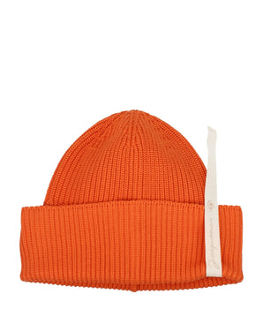 Jacquemus Orange Cotton Beanie