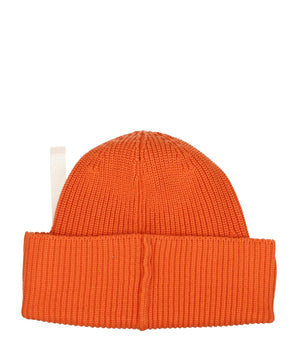 Jacquemus Orange Cotton Beanie