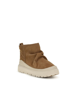 UGG Brown Leather Ankle Boots