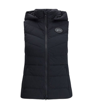 Canada Goose Black Recycled Polyamide Sleveless Jacket