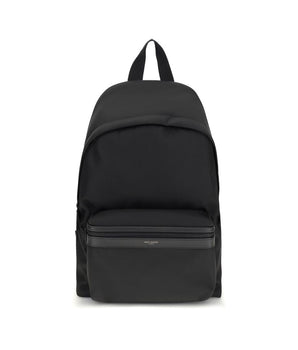 Saint Laurent Black Recycled Polyamide Backpack