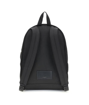 Saint Laurent Black Recycled Polyamide Backpack