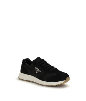 Prada Black Recycled Polyamide Athletic Sneakers