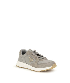Athletic Prada Gray Recycled Polyamide Sneakers