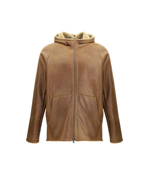 Salvatore Santoro Brown Leather Coat