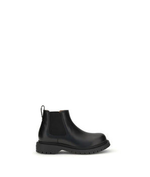 Givenchy Black Bull Skin Chelsea Boots