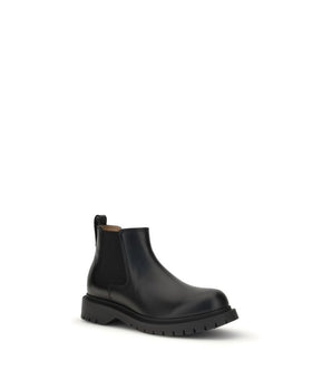 Givenchy Black Bull Skin Chelsea Boots