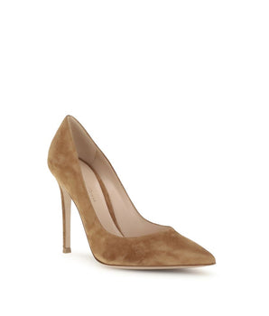 Gianvito Rossi Beige Leather High Heel Pumps