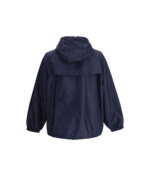 Prada Blue Recycled Polyamine Shell Jacket