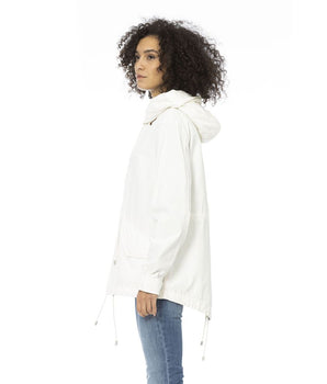 Mr&Mrs Italy White Cotton Women Parka