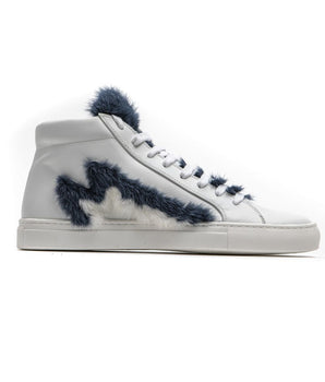 Mr&Mrs Italy White Leather Women Sneaker