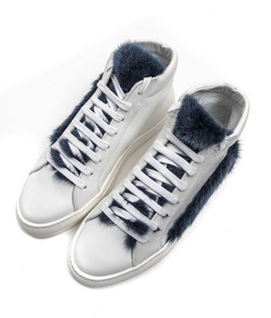 Mr&Mrs Italy White Leather Women Sneaker