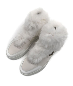 Mr&Mrs Italy White Cotton Women Sneaker