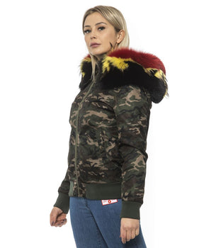 Mr&Mrs Italy Army Polyamide Women Bomber Jacket