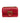 PINKO Red Leather Love One Mini Shoulder Bag