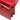 PINKO Red Mini Love Bag One Chevron