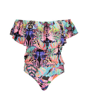 Desigual Black Polyester Bodysuit