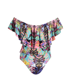 Desigual Black Polyester Bodysuit