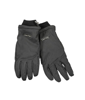 Calvin Klein Black Polyester Glove