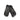 Calvin Klein Black Polyester Glove