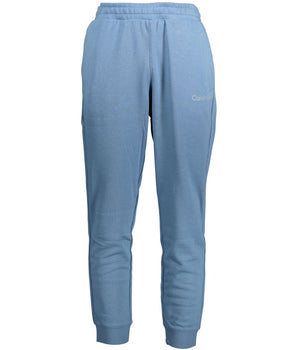 Calvin Klein Blue Cotton Pant