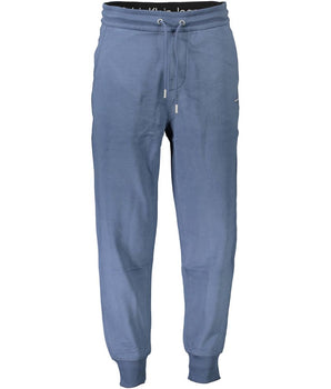Calvin Klein Blue Cotton Pant