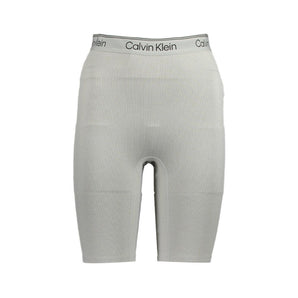 Calvin Klein Gray Polyester Pants